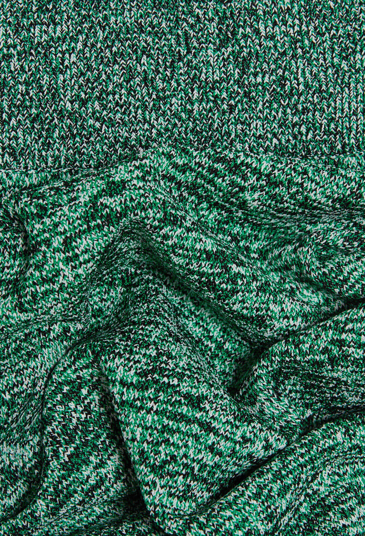 Pantalon maille effet chinée