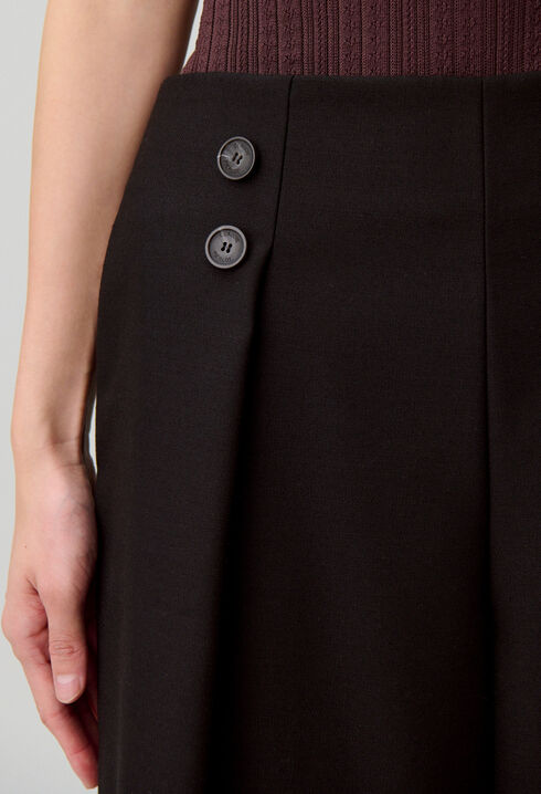 Tailored wool-blend Bermuda shorts