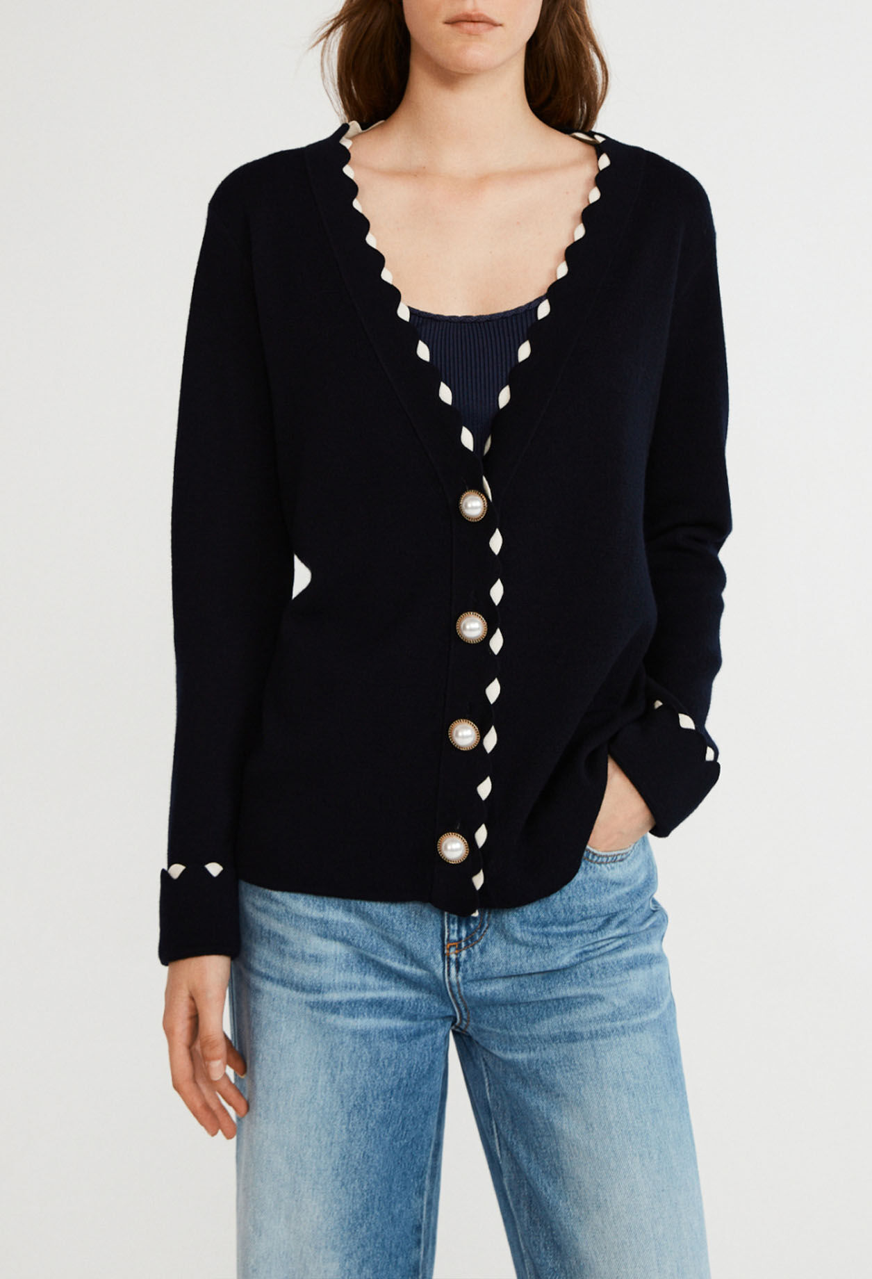 Wool cardigan