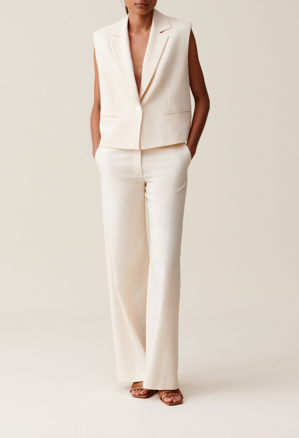 Ivory Tailored Blazer