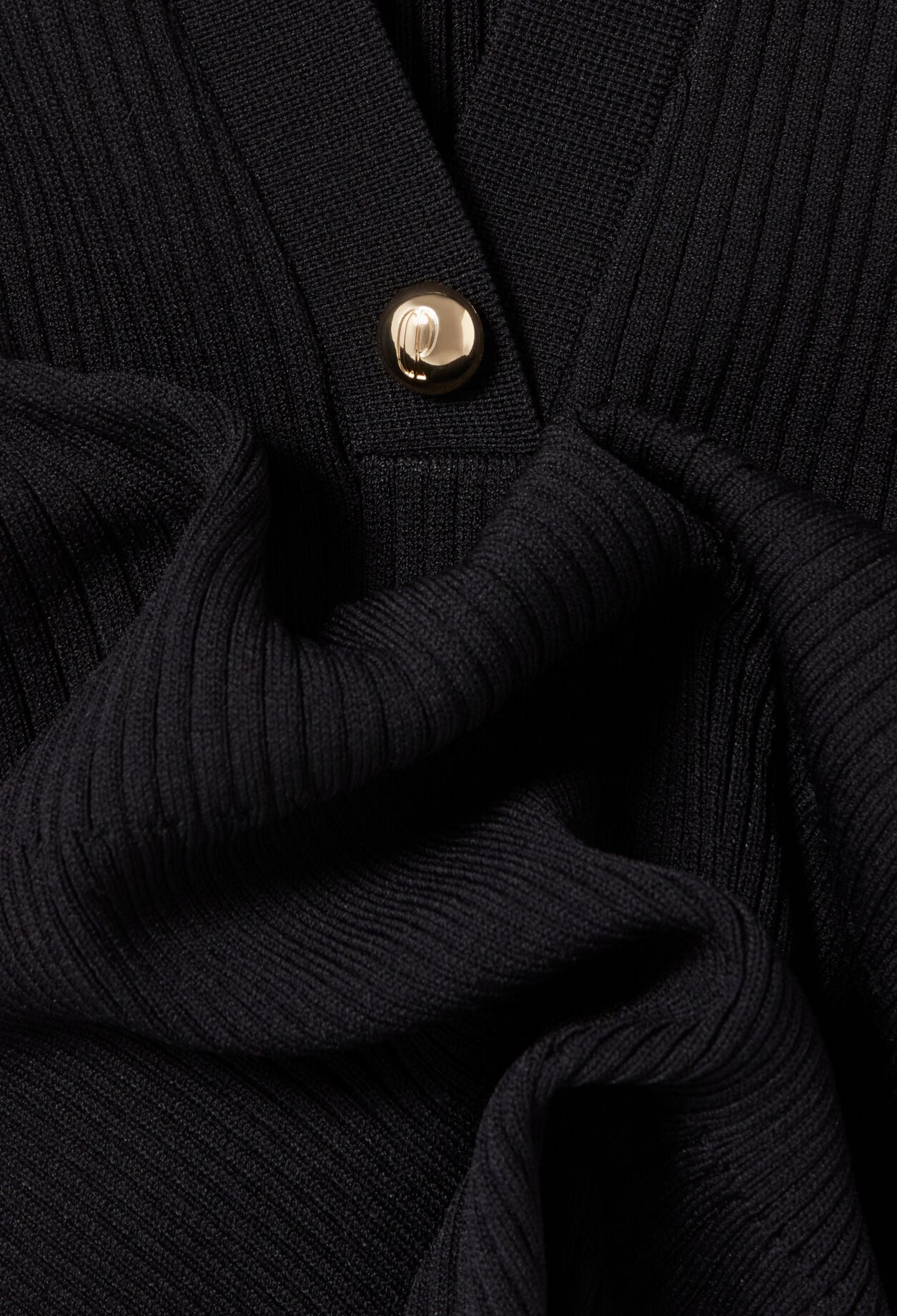 Shirt collar knit dress