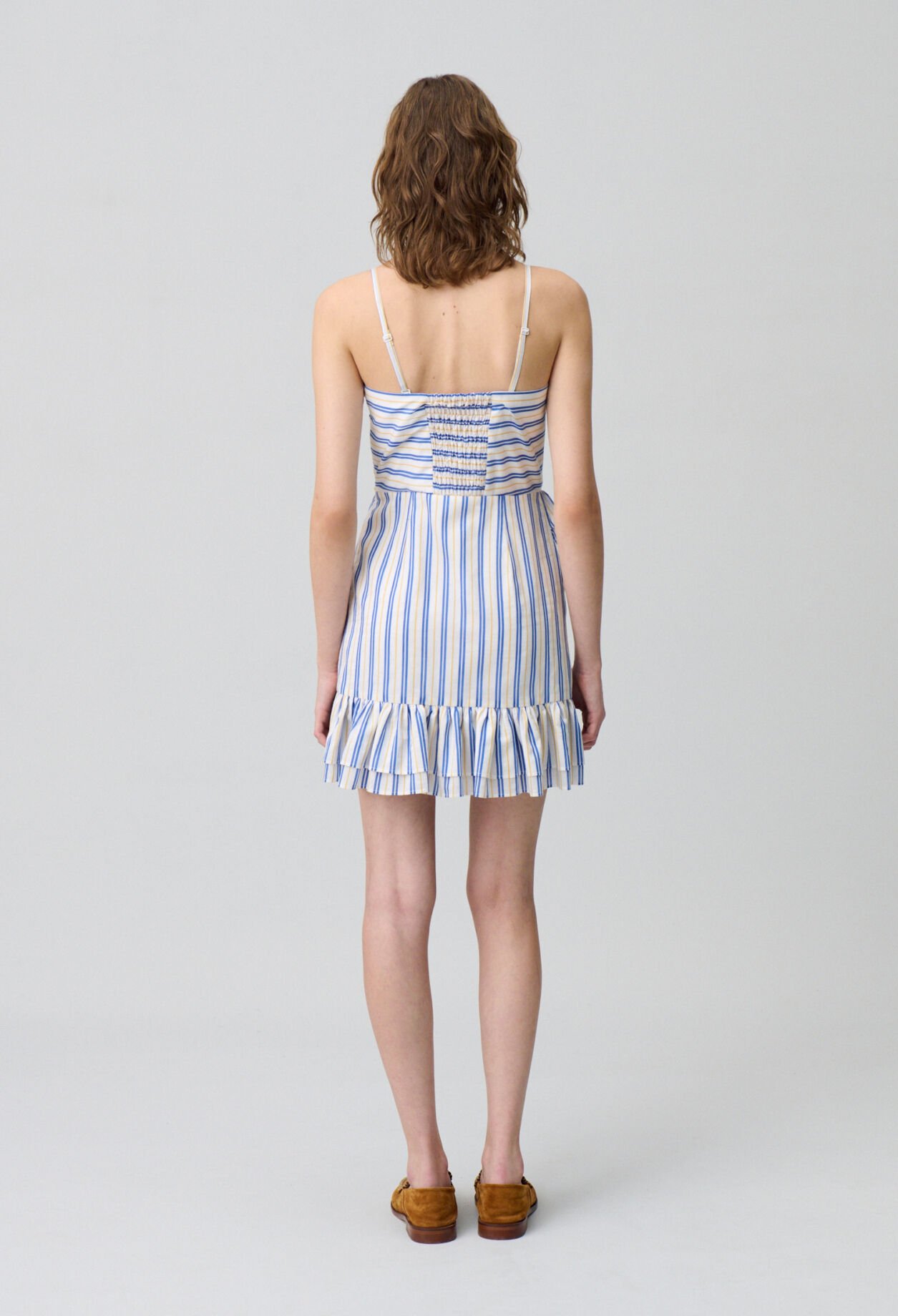 Frilled Short Dress
