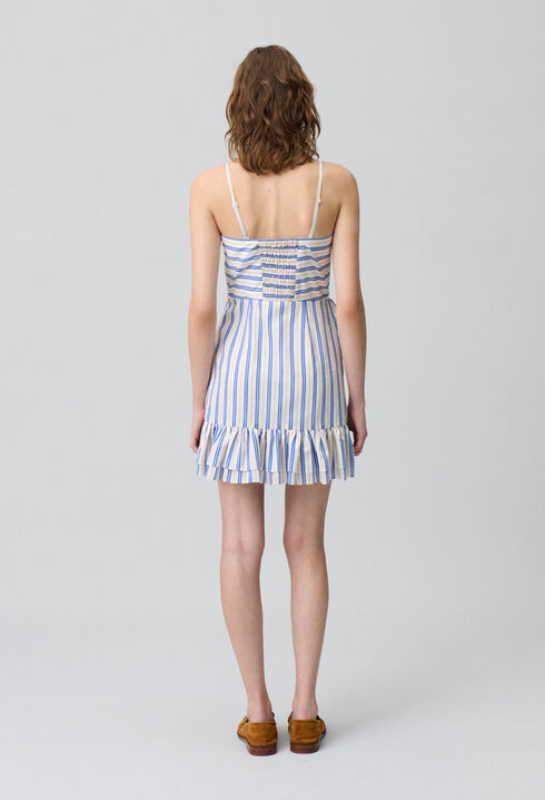 Frilled Short Dress