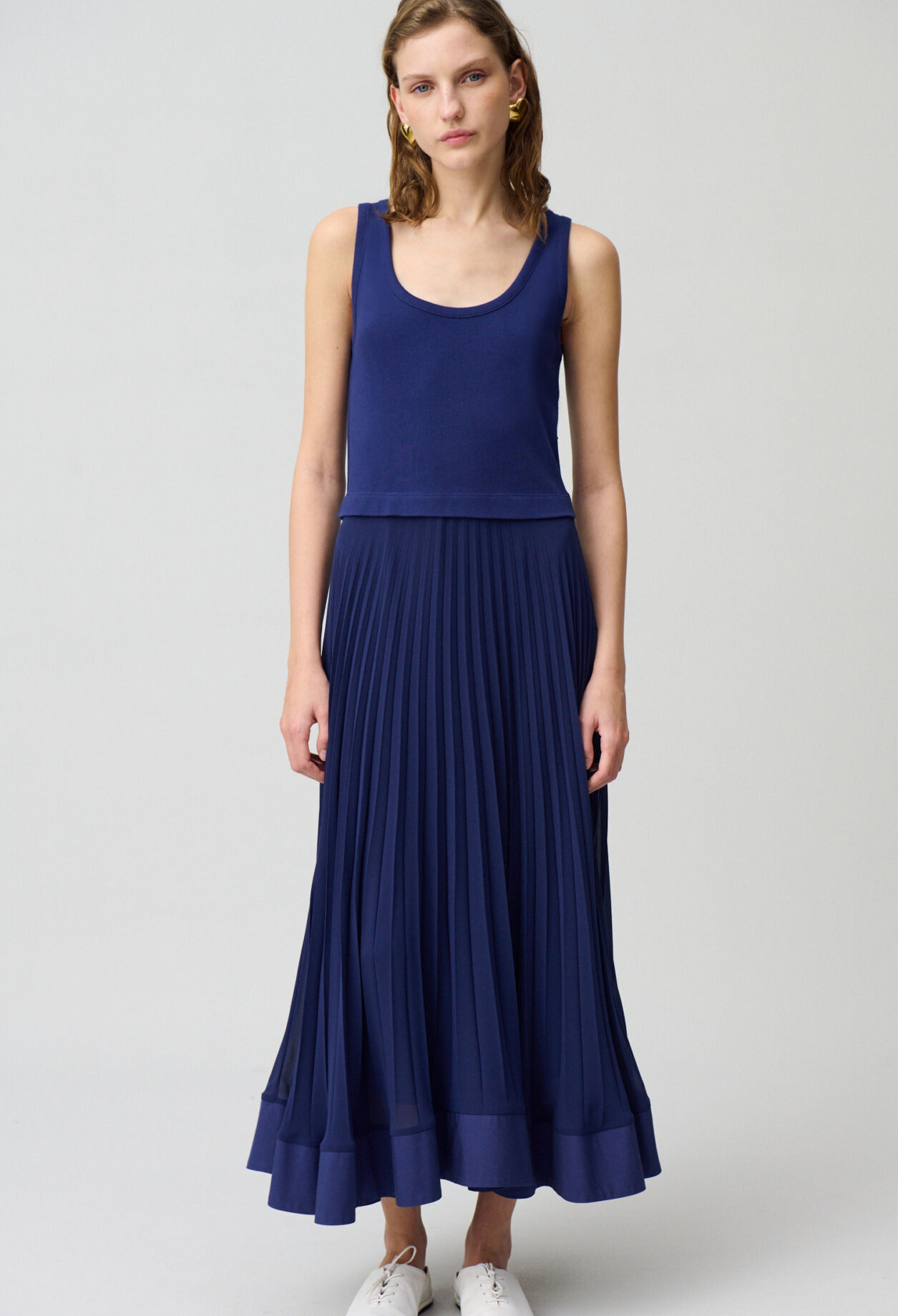 Illusion effect maxi dress