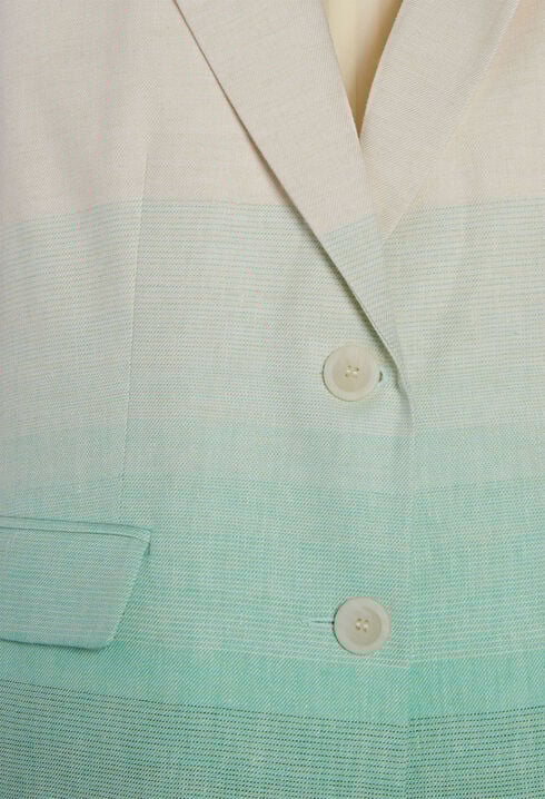 Veste bicolore tailleur sans manche