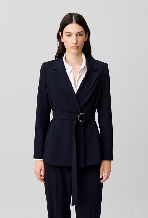 Double-breasted tailored jacket