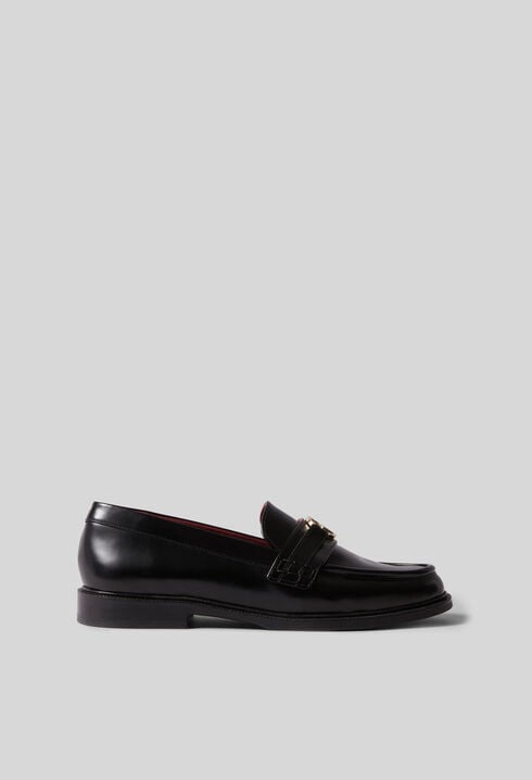 Leather loafers