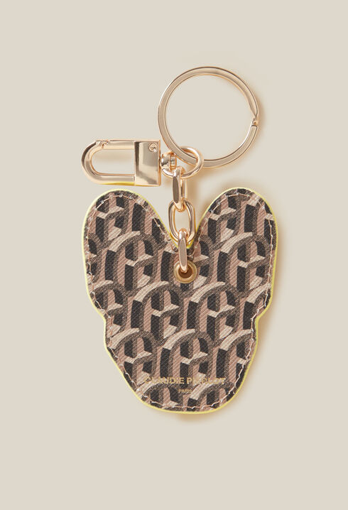 Jean Toto two-tone keyring