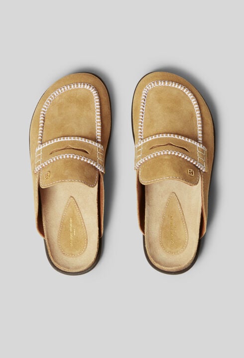 Suede Mules
