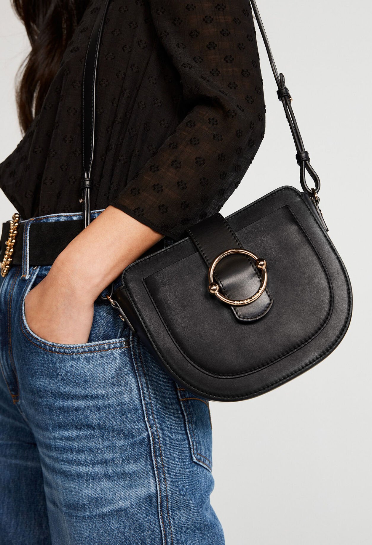 Eco-friendly leather Anouck satchel bag