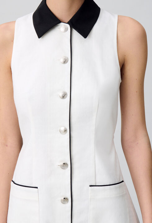 Sleeveless short dress