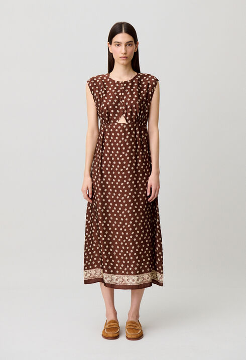 Printed maxi dress