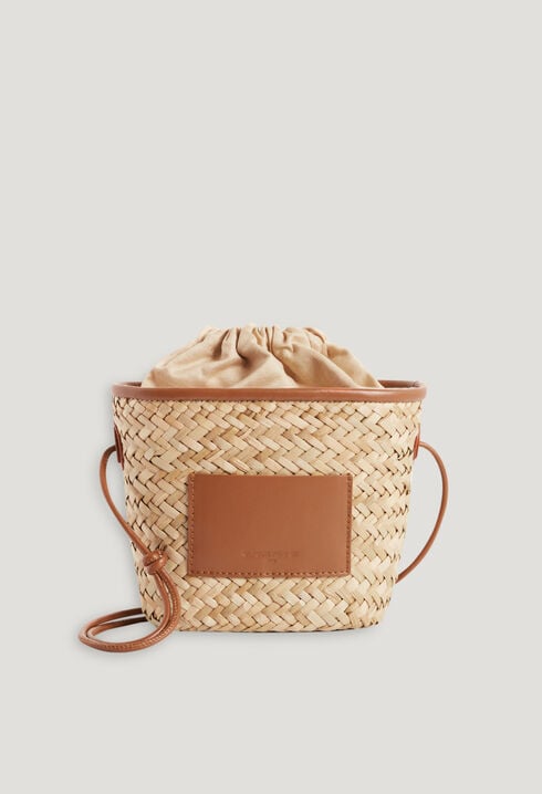 Small straw basket