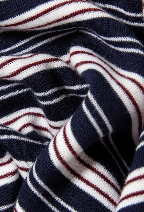 Fine Knit Striped Top