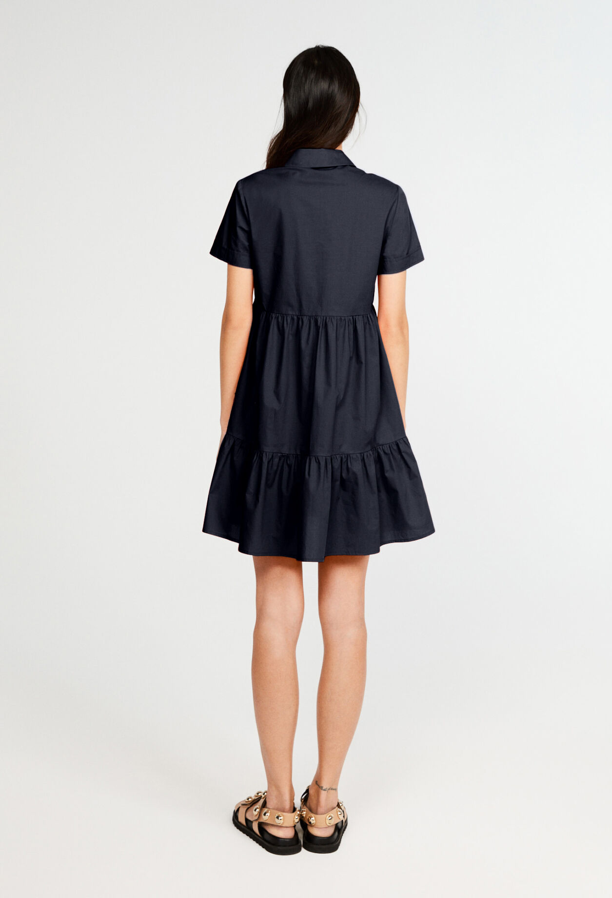 Sleeveless flared dress