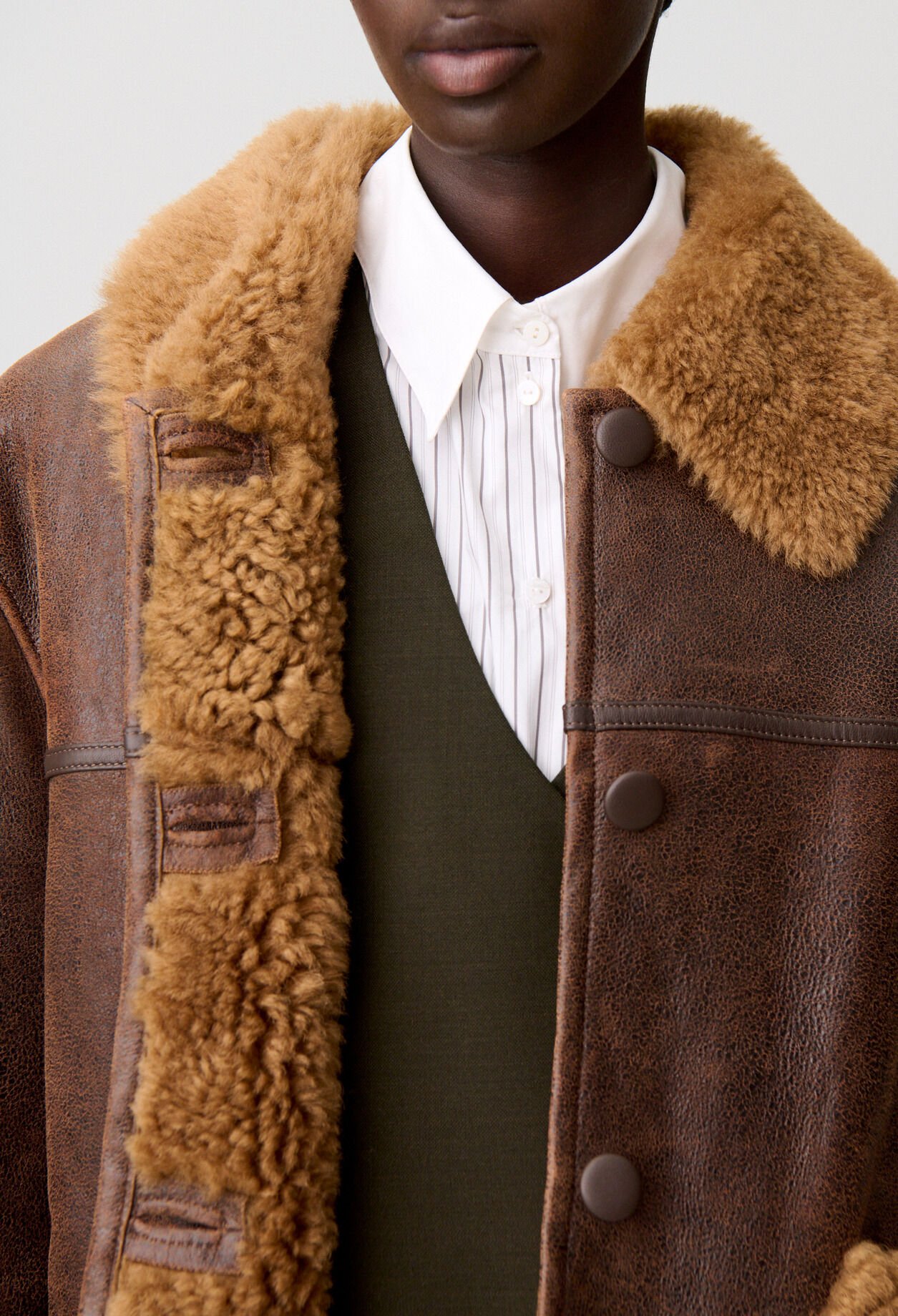 Shearling coat