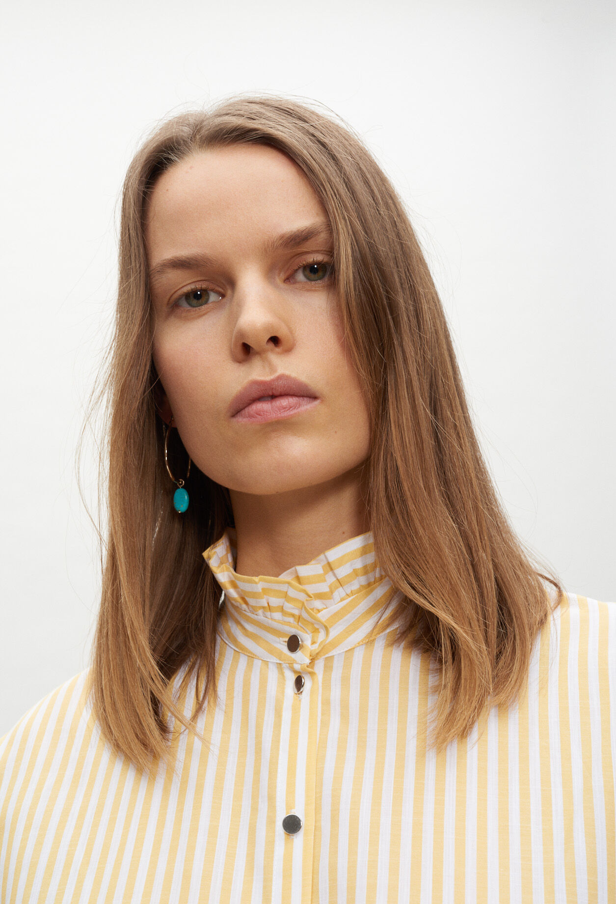 Belted shirt dress