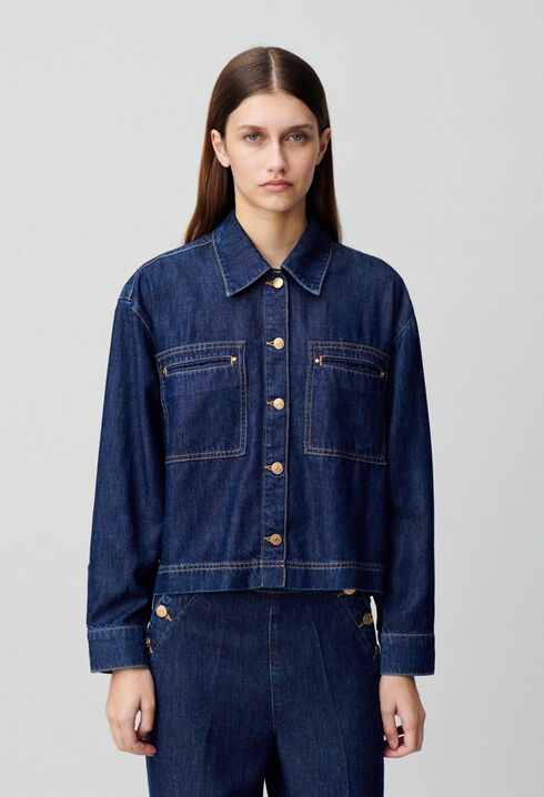 Oversized Denim Shirt