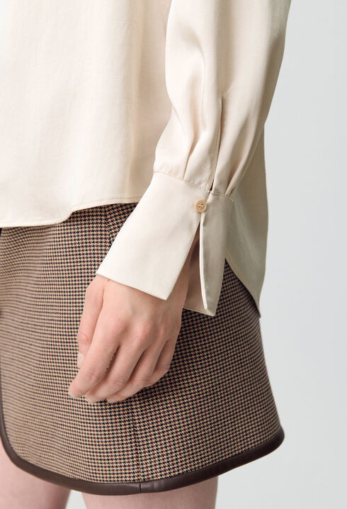 Floaty pleated blouse