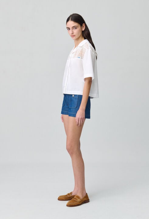 Cropped shirt