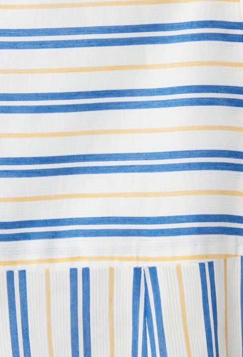 Long striped skirt