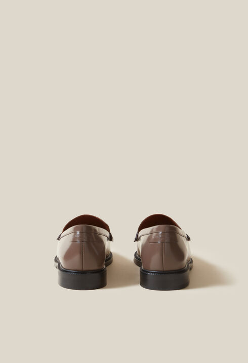 Two-tone Patent Loafers