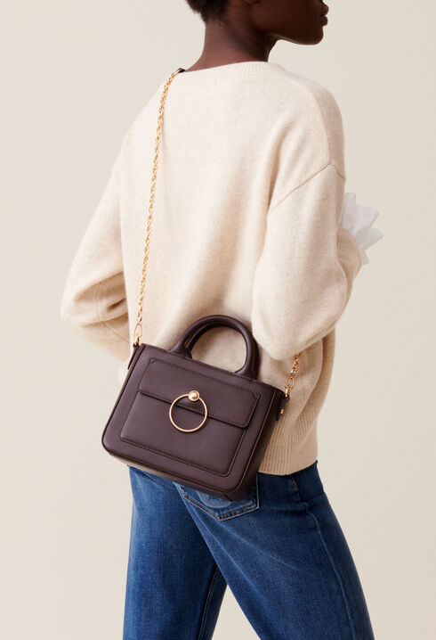 Anouck smooth leather chain bag