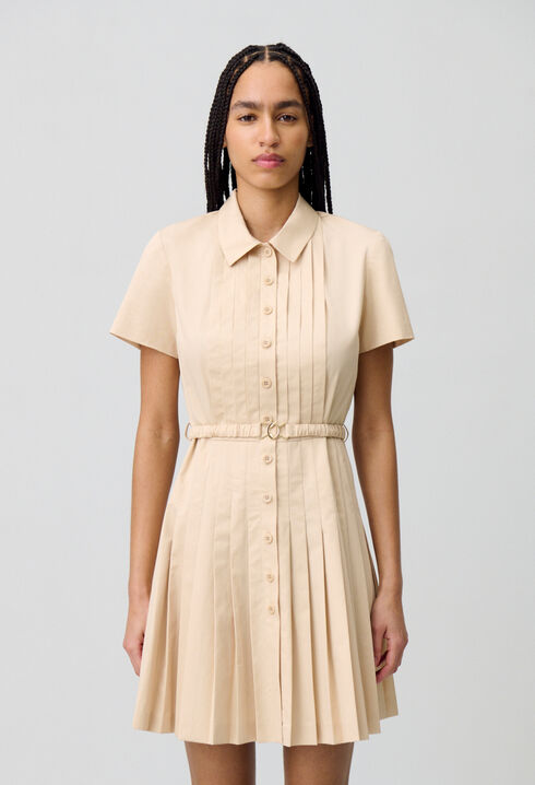 Short buttoned dress
