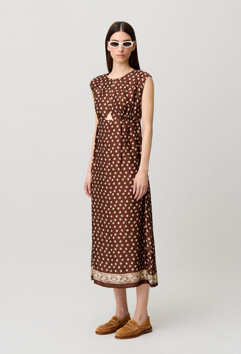 Printed maxi dress