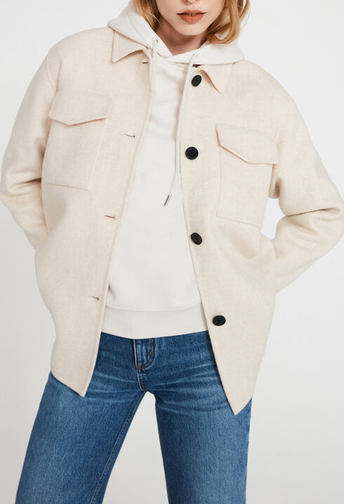 Organic cotton bomber jacket