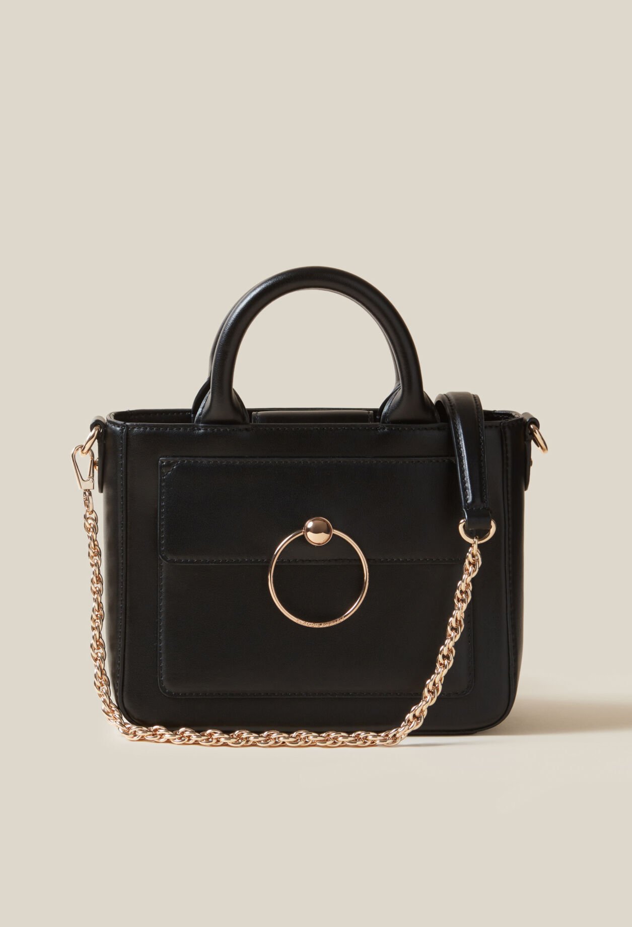 Anouck smooth leather chain bag