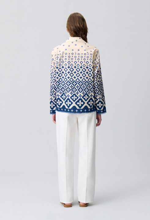 Printed Fluid Shirt