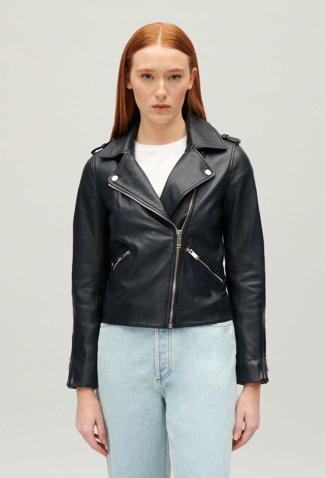 Claudie pierlot leather jacket discount