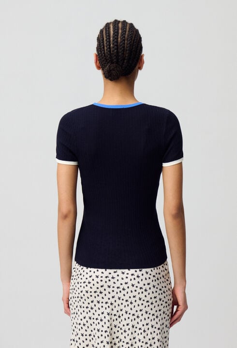 Fine knit CP top