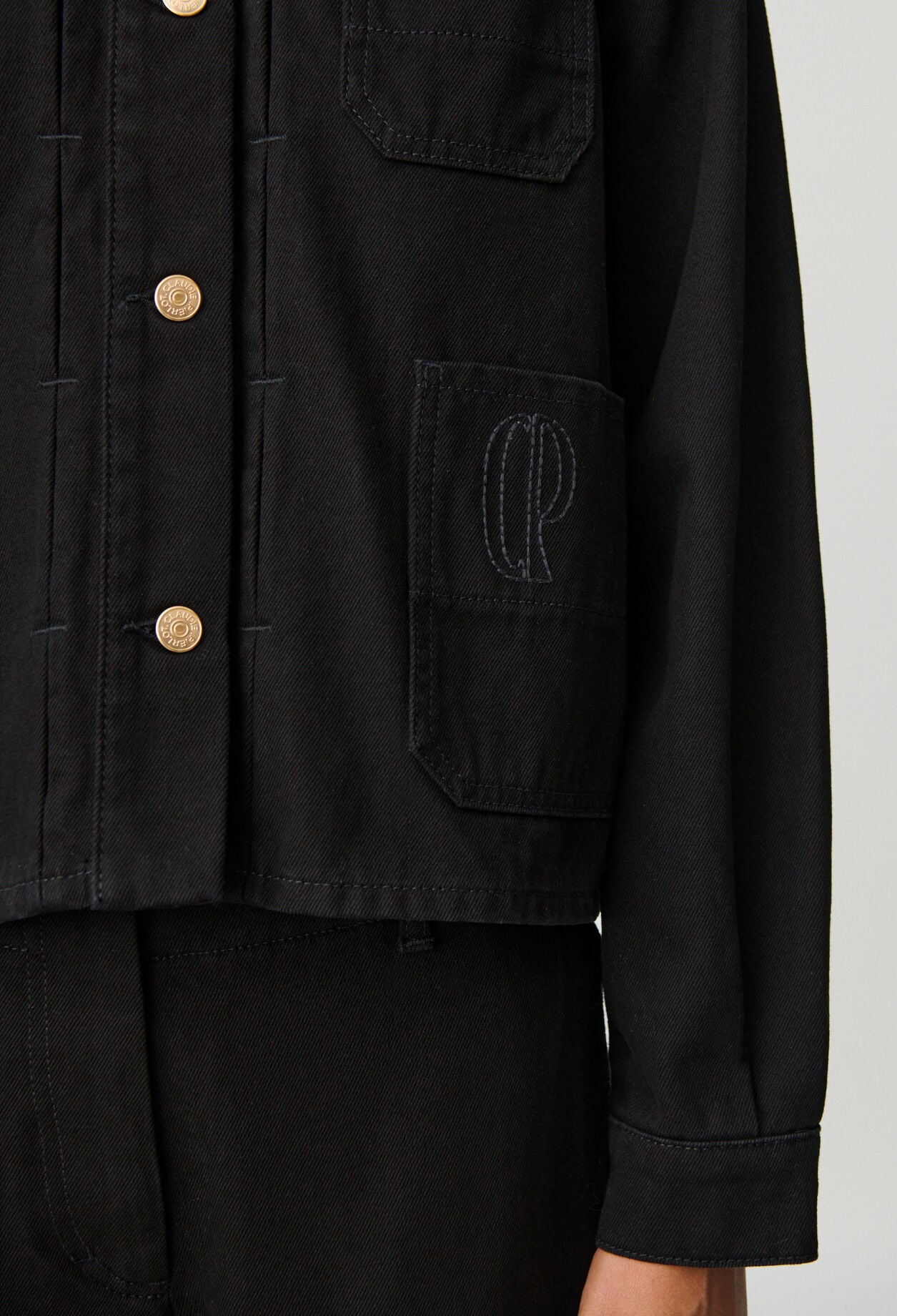 Denim worker jacket