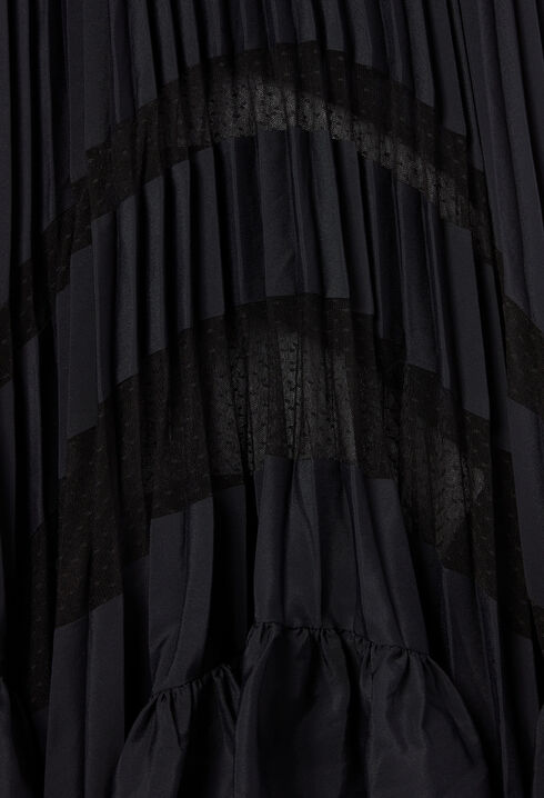 Midi pleated skirt 