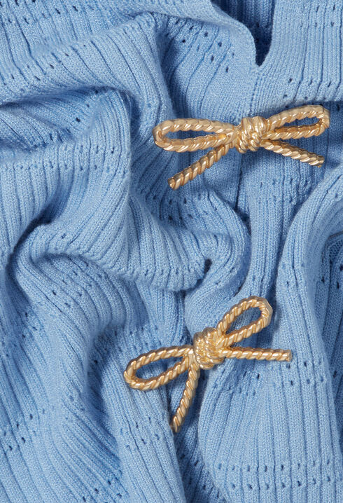 Knit Jumper with Bow Details