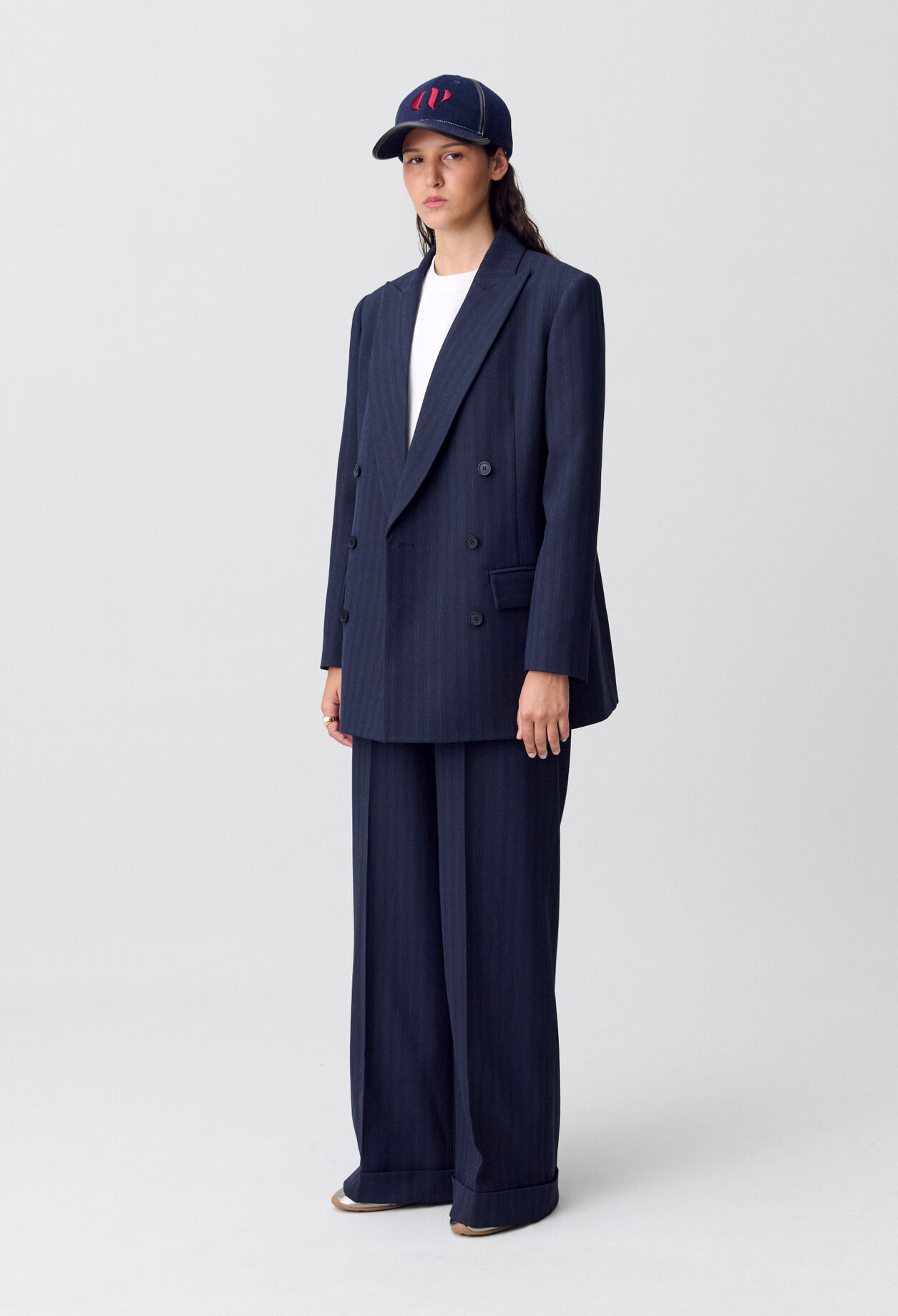 Double-breasted tailored jacket