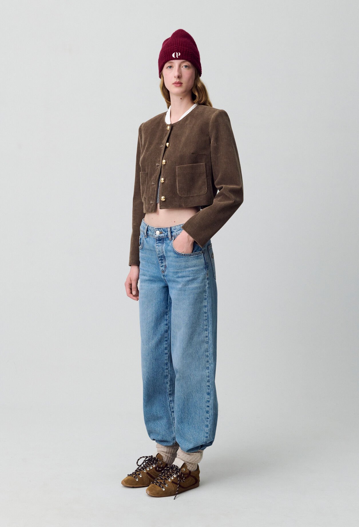 Short Velvet Boxy Jacket Short Velvet Boxy Jacket