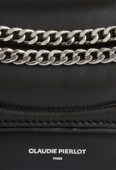 Angelina black quilted leather bag