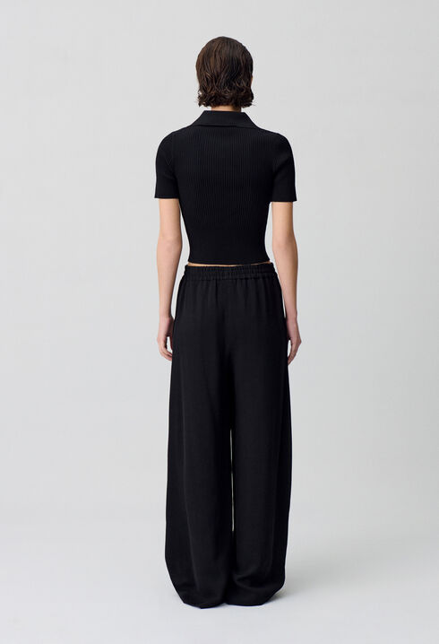 Fine knit top