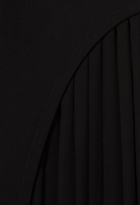 Pleated Midi Skirt