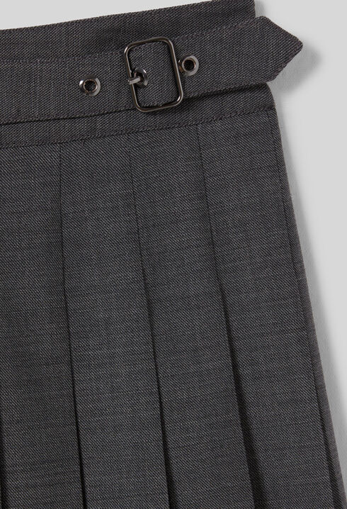 Pleated mini skirt