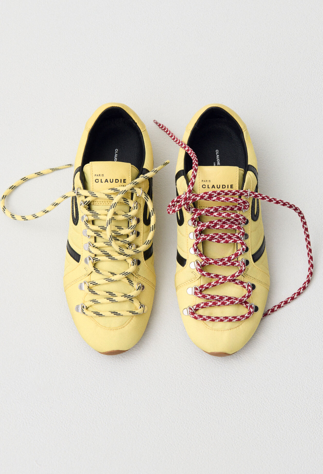 Light yellow swing trainers