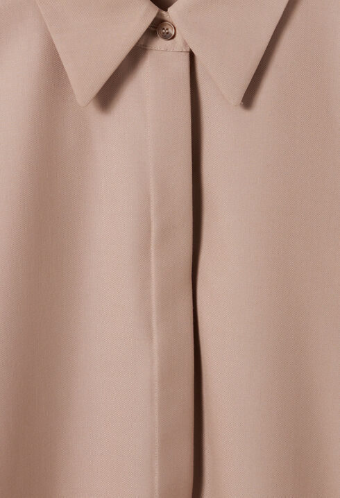 Pleated Oversized Shirt