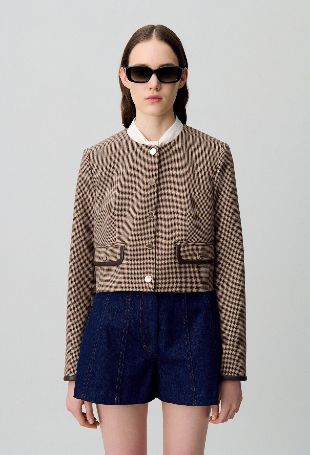 Cropped Boxy Jacket