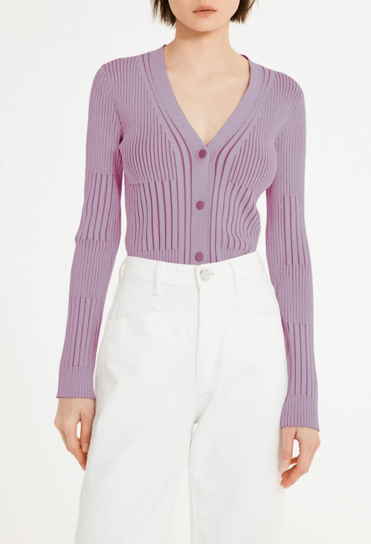 Two-tone cardigan