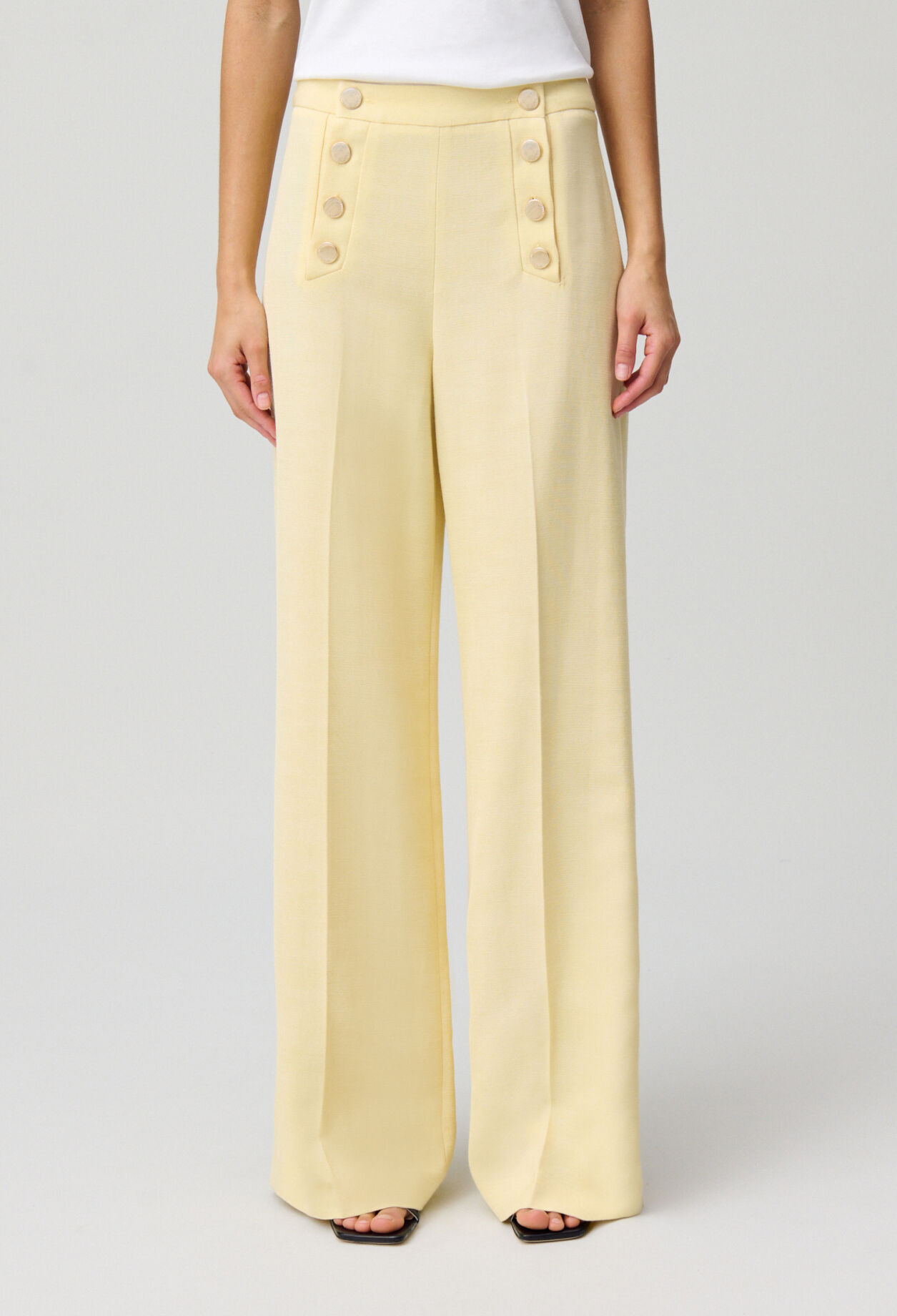 Straight-Leg Sailor Trousers
