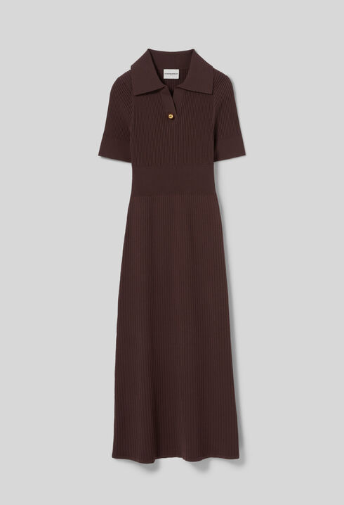Mid-length knitted dress