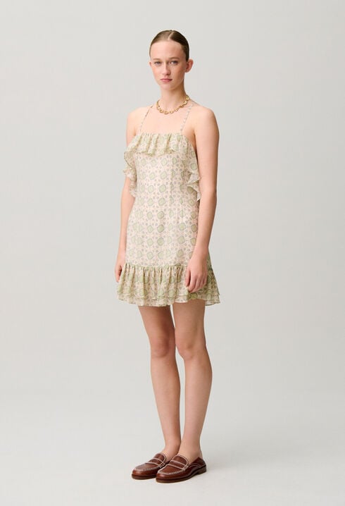 Printed short dress